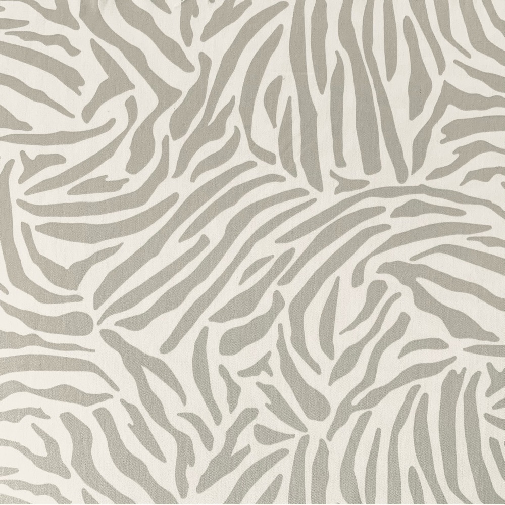 Half Yard Designer Vicki Payne Free Spirit Gray Zebra Animal Print Skin Fabric